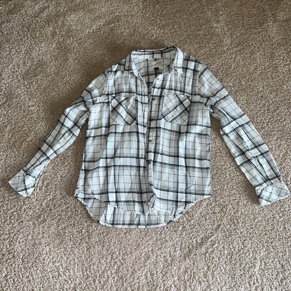 Black and white flannel